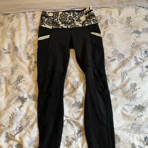 Lululemon high waisted winter running pants